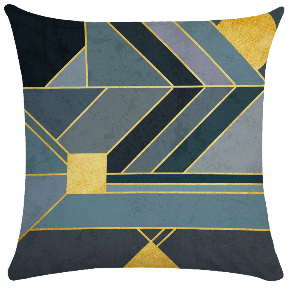 HKM-848147 Geometric Abstract Throw Pillows for Office and Home Furniture - Ultra-flexible Sizes Available