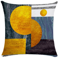 HKM-848147 Geometric Abstract Throw Pillows for Office and Home Furniture - Ultra-flexible Sizes Available