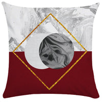 HKM-848147 Geometric Abstract Throw Pillows for Office and Home Furniture - Ultra-flexible Sizes Available