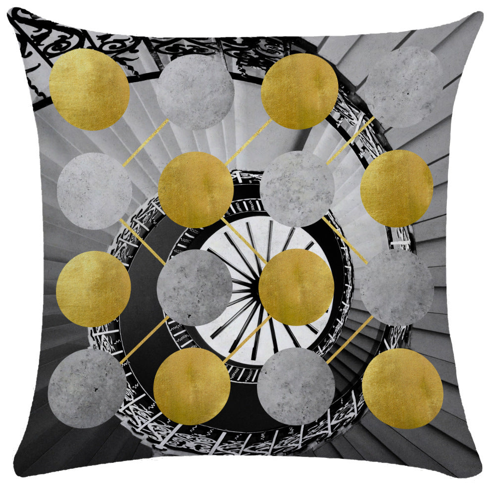 HKM-848147 Geometric Abstract Throw Pillows for Office and Home Furniture - Ultra-flexible Sizes Available