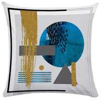 HKM-848147 Geometric Abstract Throw Pillows for Office and Home Furniture - Ultra-flexible Sizes Available