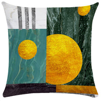 HKM-848147 Geometric Abstract Throw Pillows for Office and Home Furniture - Ultra-flexible Sizes Available