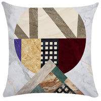 HKM-848147 Geometric Abstract Throw Pillows for Office and Home Furniture - Ultra-flexible Sizes Available