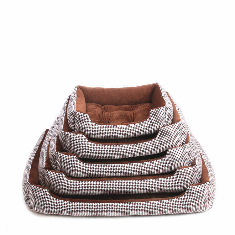 HKM-848275 Cozy Cotton and Hemp Dog Kennel for Pets Up to 60 Jin