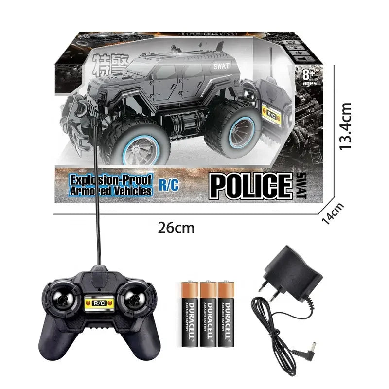 HKM-848275 Explosion-Proof Remote Control Vehicle with Four Functions for Ages 2-7