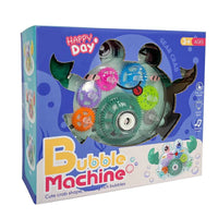 HKM-848723 Crab-Shaped Electric Bubble Machine Toy with Music for Kids 2 Years and Up
