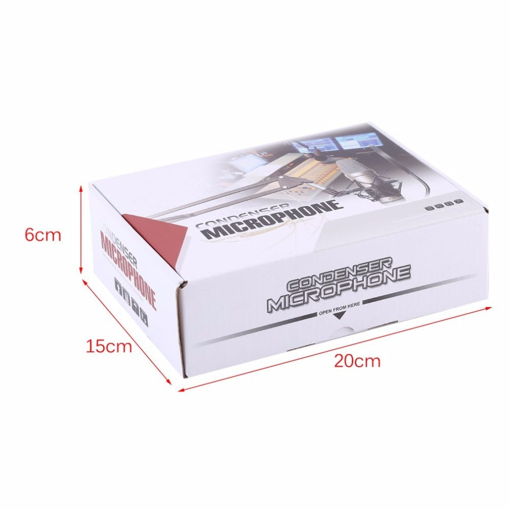 KTX-849171 Reverberation Condenser Microphone with USB Power Supply and Desktop Stand, Model MK-F100TL