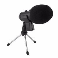 HKM-849171 Reverberation Condenser Microphone with USB Power Supply and Desktop Stand, Model MK-F100TL