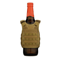 HKM-849235 Mini Vest Beverage Cooler for Canned Drinks and Bottled Beverages, Adjustable Tactical Design, Perfect for Parties