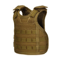 HKM-849235 Mini Vest Beverage Cooler for Canned Drinks and Bottled Beverages, Adjustable Tactical Design, Perfect for Parties