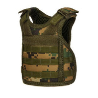 HKM-849235 Mini Vest Beverage Cooler for Canned Drinks and Bottled Beverages, Adjustable Tactical Design, Perfect for Parties