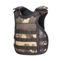 HKM-849235 Mini Vest Beverage Cooler for Canned Drinks and Bottled Beverages, Adjustable Tactical Design, Perfect for Parties
