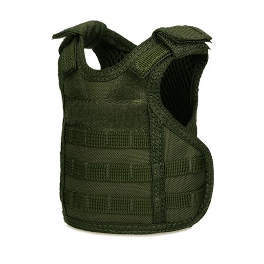 HKM-849235 Mini Vest Beverage Cooler for Canned Drinks and Bottled Beverages, Adjustable Tactical Design, Perfect for Parties