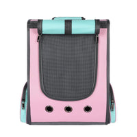 HKM-849491 Spacious and Comfortable Portable Cat and Dog Carrier Backpack - Breathable Oxford Cloth, 1.5KG, 40cm Height