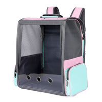 HKM-849491 Spacious and Comfortable Portable Cat and Dog Carrier Backpack - Breathable Oxford Cloth, 1.5KG, 40cm Height