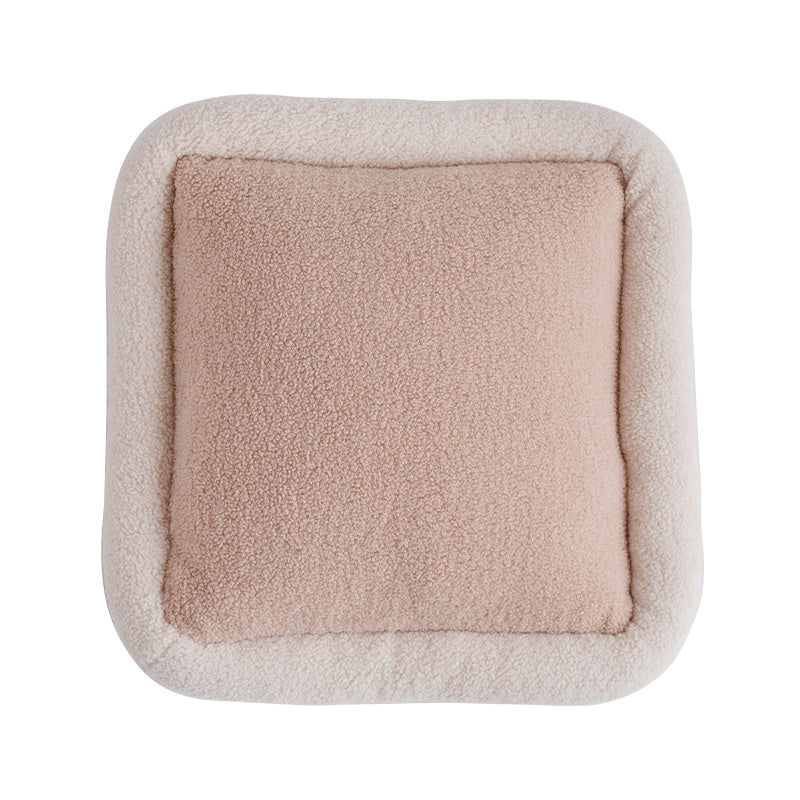 HKM-849619 Core Loop Velvet Living Room Pillow Set in Yellow and Khaki with PP Cotton Filling