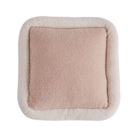 HKM-849619 Core Loop Velvet Living Room Pillow Set in Yellow and Khaki with PP Cotton Filling