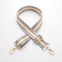HKM-849811 Adjustable Thick Canvas Shoulder Strap for Crossbody Luggage - 75-145cm Length, Multiple Colors Available