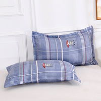 HKM-849939 Aloe Cotton Pillowcase - Pastoral Style, 48x74cm, Universal for All Seasons