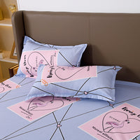 HKM-849939 Aloe Cotton Pillowcase - Pastoral Style, 48x74cm, Universal for All Seasons