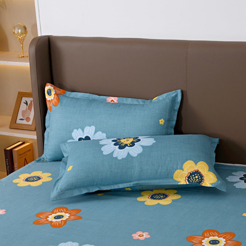 HKM-849939 Aloe Cotton Pillowcase - Pastoral Style, 48x74cm, Universal for All Seasons