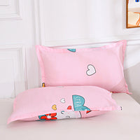 HKM-849939 Aloe Cotton Pillowcase - Pastoral Style, 48x74cm, Universal for All Seasons