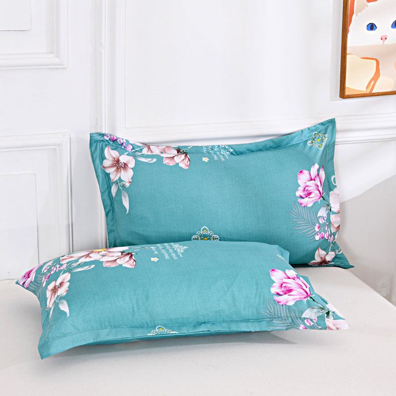 HKM-849939 Aloe Cotton Pillowcase - Pastoral Style, 48x74cm, Universal for All Seasons
