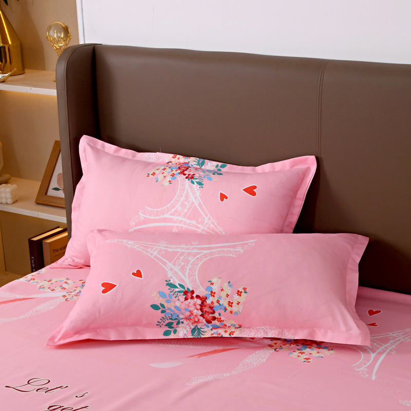 HKM-849939 Aloe Cotton Pillowcase - Pastoral Style, 48x74cm, Universal for All Seasons