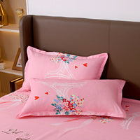 HKM-849939 Aloe Cotton Pillowcase - Pastoral Style, 48x74cm, Universal for All Seasons