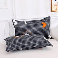 HKM-849939 Aloe Cotton Pillowcase - Pastoral Style, 48x74cm, Universal for All Seasons