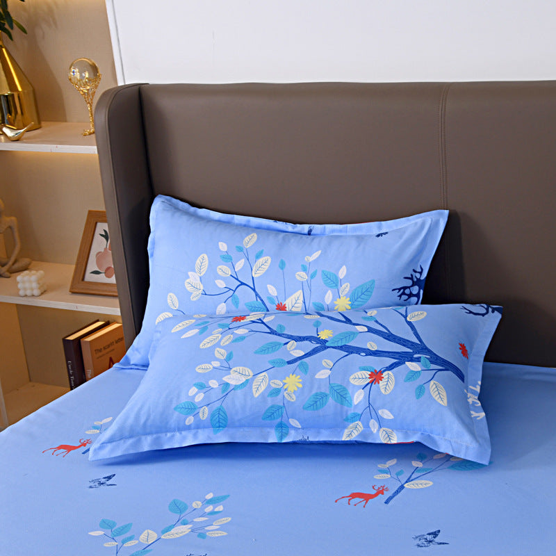 HKM-849939 Aloe Cotton Pillowcase - Pastoral Style, 48x74cm, Universal for All Seasons