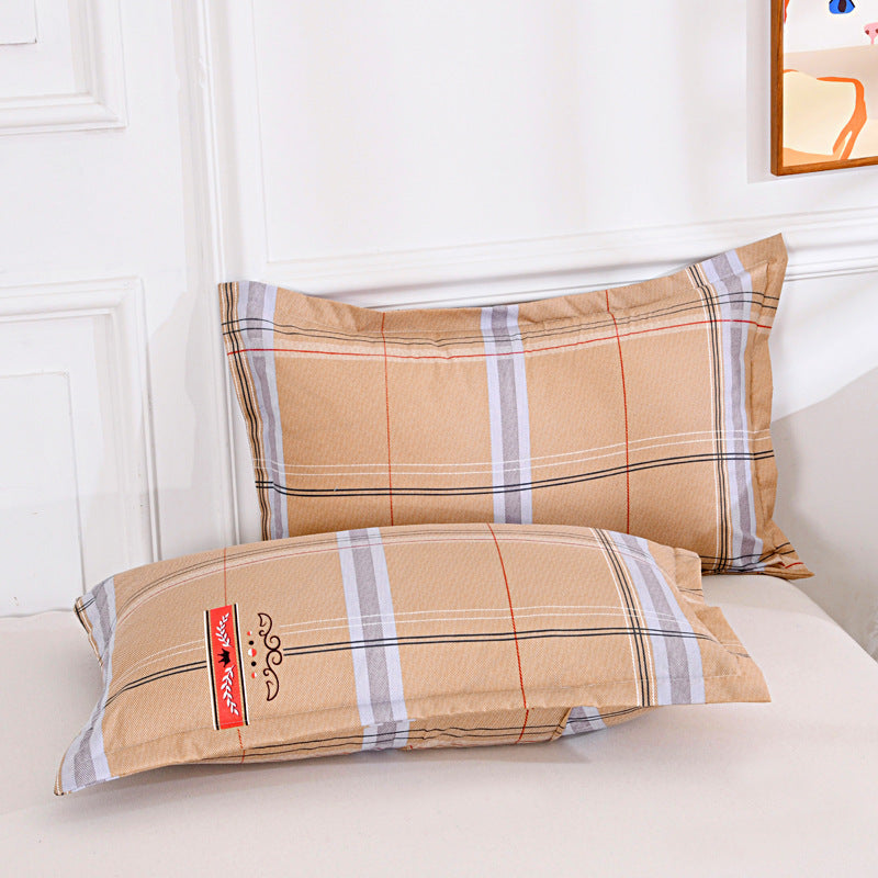 HKM-849939 Aloe Cotton Pillowcase - Pastoral Style, 48x74cm, Universal for All Seasons