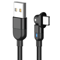 HKM-850003 Three-in-One Magnetic Type-C Charging Data Cable for Fast Charging and Data Transmission