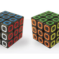 HKM-850195 3x3 Speed Cube Magic Puzzle - Easy Turning Educational Toy for Ages 2 and Up