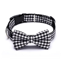 HKM-850323 British Plaid Pet Bow Tie Collar Cat Dog Traction Bow Tie