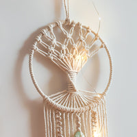 HKM-850323 Handmade Cotton Rope Dream Catcher Tree Tapestry - European Style, 73x18cm