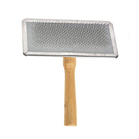 HKM-850323 Wooden Handle Dog & Cat Grooming Comb with Stainless Steel Needles