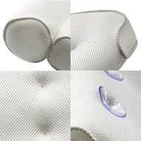 HKM-850451 3D Mesh Suction Cup Bath Pillow for Ultimate Comfort and Relaxation