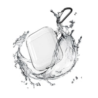 HKM-850515 Waterproof Striped Bluetooth Earphone Case Cover Compatible with AirPods 1/2