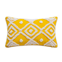 HKM-850579 Minimalist Retro Striped Pillow Cover with Geometric Patterns in Various Colors