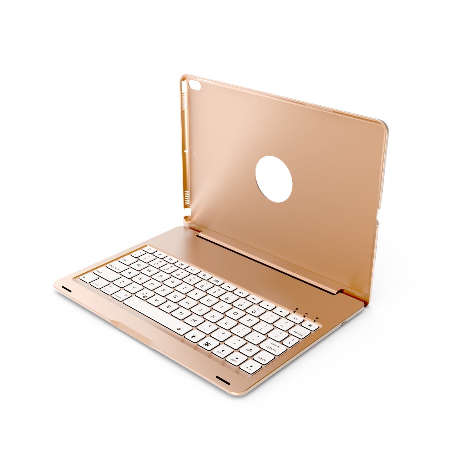 HKM-850643 Metal Backlit Bluetooth Keyboard Case for iPad Pro 10.5 and iPad Air 2