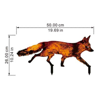 HKM-850707 Charming Fox Outdoor Resin Plug-in Decoration - Available in Large, Medium, and Small Sizes