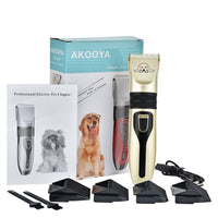 HKM-850707 Rechargeable Pet Shaver for Grooming and Cleaning - 2 Speed Settings, AC Powered, 300 Minutes of Use