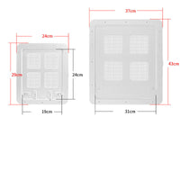 HKM-850771 Inward and Outward Control Plastic Screen Door for Pets - Small and Large Sizes Available