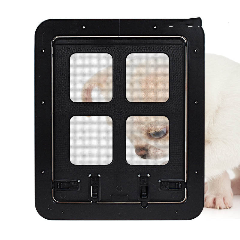 HKM-850771 Inward and Outward Control Plastic Screen Door for Pets - Small and Large Sizes Available