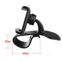 HKM-850835 Adjustable Mobile Phone Holder for Instrument Panel - 360° Rotatable with 60° Tilt, Durable ABS & PC材质, Easy Installation