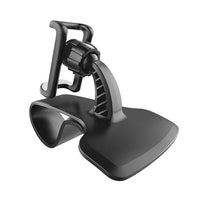 HKM-850835 Adjustable Mobile Phone Holder for Instrument Panel - 360° Rotatable with 60° Tilt, Durable ABS & PC材质, Easy Installation