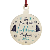 HKM-850899 Personalized Wooden Christmas Tree Ornaments with Custom Quotes for Unique Holiday Decor