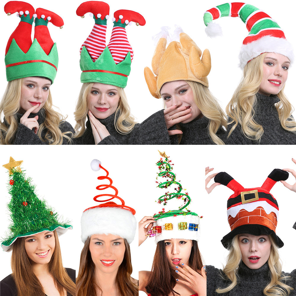 HKM-851219 Christmas Party Cap and Trousers Set for Festive Celebrations and Gifting