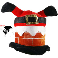 HKM-851219 Christmas Party Cap and Trousers Set for Festive Celebrations and Gifting